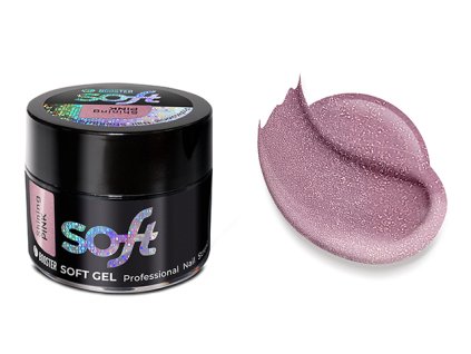 Platinum BOOSTER New Soft Gel - Shining pink, 40g (18)