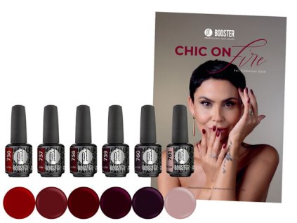 Platinum  SADA LED-tech BOOSTER COLOR 6x7,8ml - Collection Chic on fire