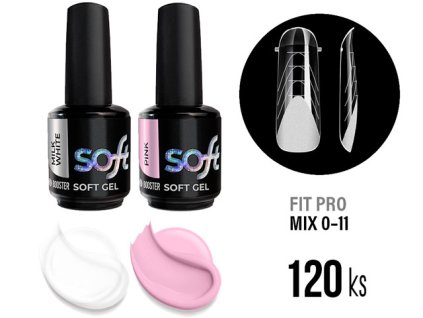 Platinum Startovací sada BOOSTER New Soft Gel + Fit Pro Dual Forms I.