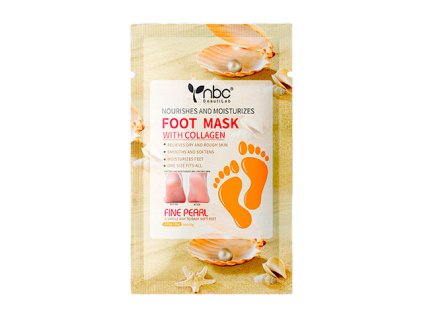 NBC BeautiLab Collagen Moisture Foot Sock Mask - maska na nohy - Fine Pearl