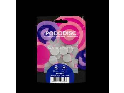 Staleks Náhradní pěnový brusný papír pro PODODISC STALEKS PRO M - (25 ks) PDFB-20