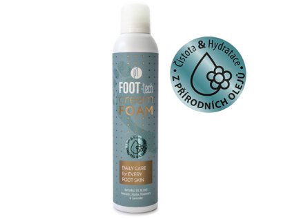 Platinum FOOT-tech Cream Foam 300ml - Daily Care for every foot skin