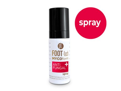 Platinum FOOT-tech MYCOform - AntiFungal 30ml - ve spreji