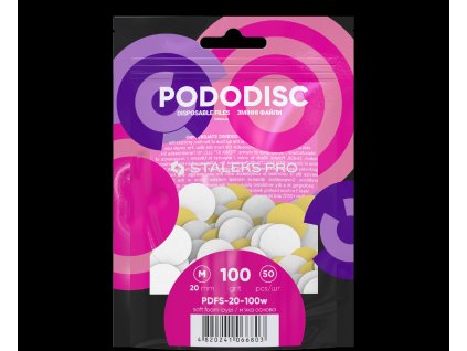Staleks Náhradní brusný papír s pěnovou vrstvou pro PODODISC STALEKS PRO M - 100 (50 ks) PDFS-20-100w
