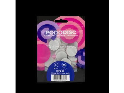 Staleks Náhradní pěnový brusný papír pro PODODISC STALEKS PRO L - (25 ks) PDFB-25