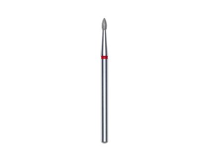 Staleks Diamantová fréza kulka, červená, průměr 1.8mm, délka 4mm - FA60R018/4