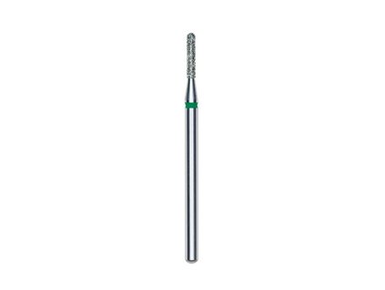 Staleks Diamantová fréza zakulacený válec, zelená, průměr 1.4mm, délka 8mm - FA30G014/8