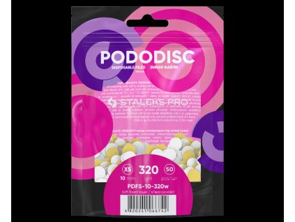 Staleks Náhradní brusný papír s pěnovou vrstvou pro PODODISC STALEKS PRO XS - 320 (50 ks) PDFS-10-320w