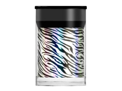 Lecenté Nail Art Foil - Silver Stripes