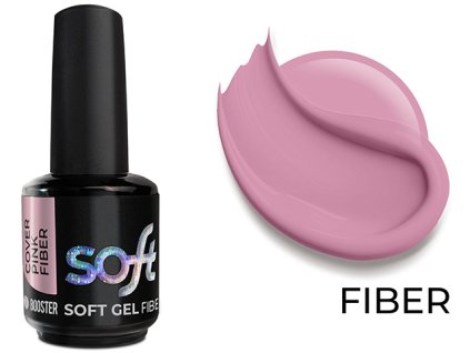 Platinum Booster New Fiber Soft Gel - Cover Pink ,15ml
