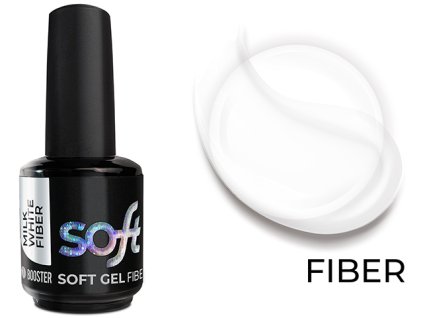 Platinum Booster New Fiber Soft Gel - Milk White ,15ml