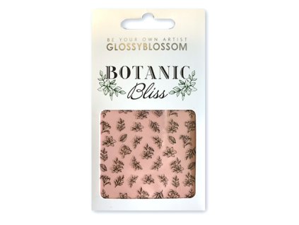 Nail Sticker - Botanic Bliss - Glam Black 1