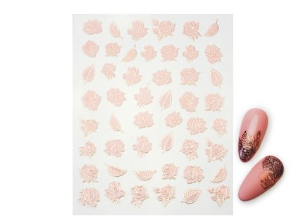 Nail Stickers - Icy Flower 06