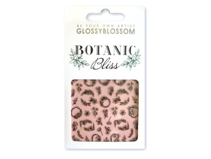 Nail Sticker - Botanic Bliss - Glam Black 6