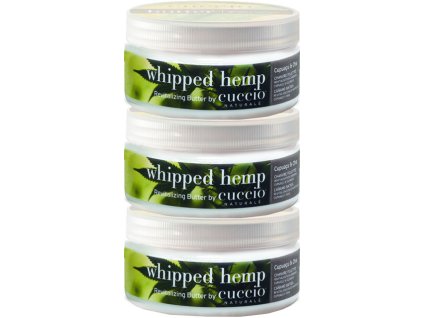 CUCCIO SADA: Whipped Hemp Butter - Revitalizační šlehané máslo - Cupuacu máslo a chia olej (3 x 226g)