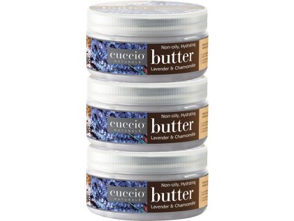 CUCCIO SADA: Lavender and Chamomile Butter Blend - Máslová emulze Levandule a heřmánek (3 x 226g)