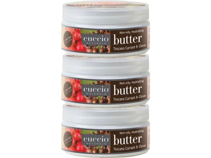 CUCCIO SADA: Toscano Currant and Clove Butter Blend - Máslová emulze Toskánský rybíz a hřebíček (3 x 226g)