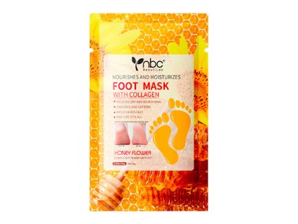 NBC BeautiLab Collagen Moisture Foot Sock Mask - maska na nohy - Honey Flower