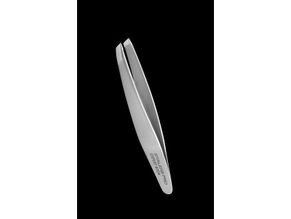 Staleks Profesionální pinzeta na obočí EXPERT - compact short, stříbrná TE-61/4