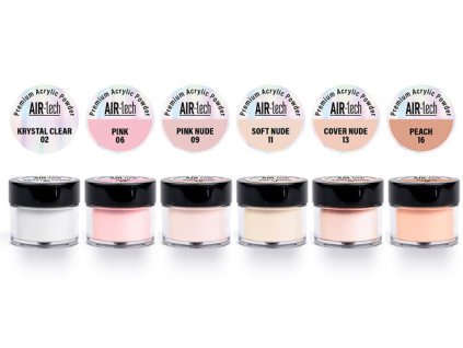 Platinum Air-Tech PREMIUM ACRYLIC POWDER - 6x7g II.