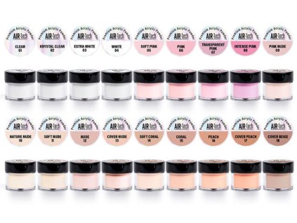 Platinum Air-Tech PREMIUM ACRYLIC POWDER - 18x7g