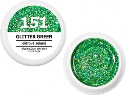 EBD Colour Gel - Glitter Green