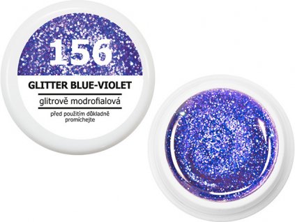 EBD Colour Gel - Glitter Blue Violet