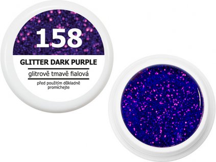 EBD Colour Gel - Glitter Dark Purple