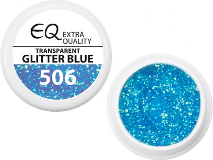 EBD EQ Colour Gel - Transparent Glitter Blue