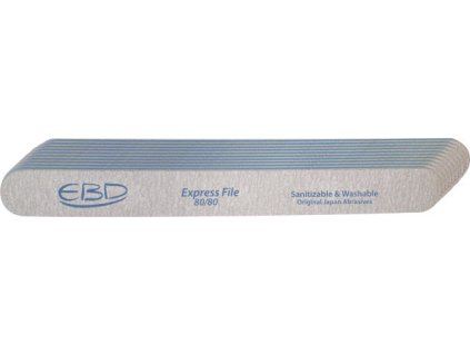 EBD Express File 80/80 pilník rovný - Zebra - sada 12 ks