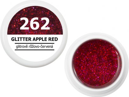 EBD Colour Gel - Glitter Apple Red