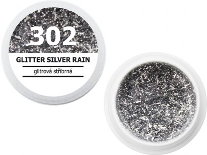 EBD Colour Gel - Glitter Silver Rain