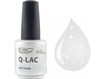 EBD EBD Q-LAC - TOP SHINE 15ml - bezvýpotkový vrchní lesk