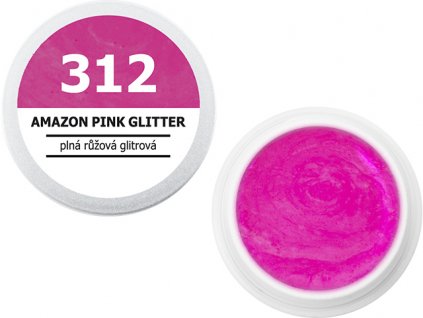 EBD Colour Gel - Amazon Pink Glitter