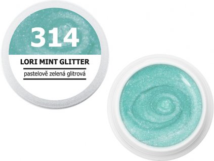 EBD Colour Gel - Lori Mint Glitter