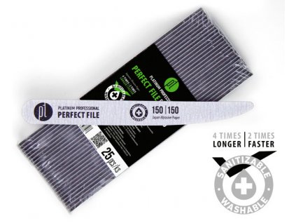 Platinum Perfect File Edge 150/150 pilník - Zebra - sada 25 ks