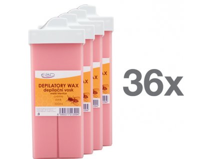 EBD Depilatory Wax Malá Hlava - Creme Pink - sada 36 ks