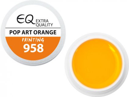 EBD EQ Painting Colour Gel - Pop Art Orange