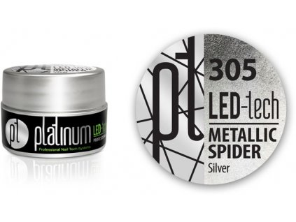 Platinum New Spider Metallic Gel - Silver