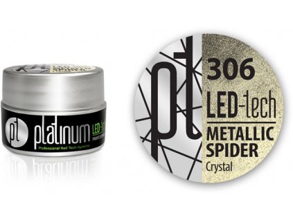 Platinum New Spider Metallic Gel - Crystal