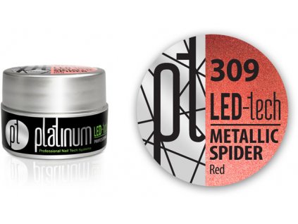 Platinum New Spider Metallic Gel - Red