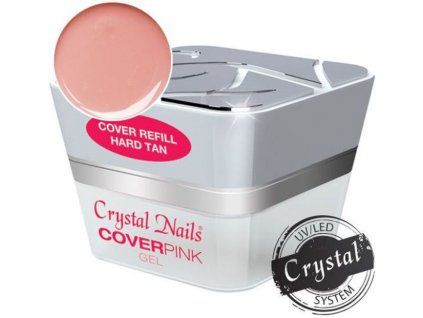 Crystal Nails Cover Refill Hard Tan Gel
