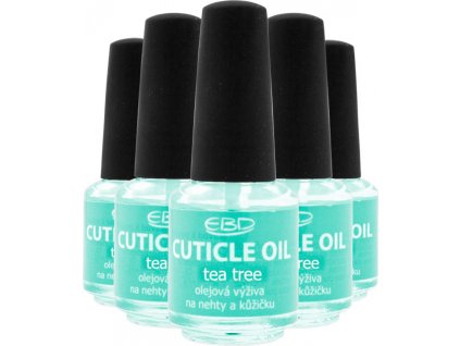 EBD Cuticle Oil - Tea Tree - 9 ml - sada 6 ks