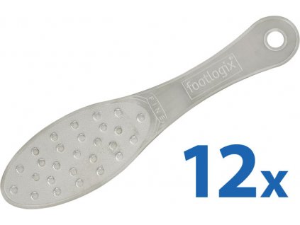 Footlogix Profi Pack - Professional Stainless Steel File - 12 ks