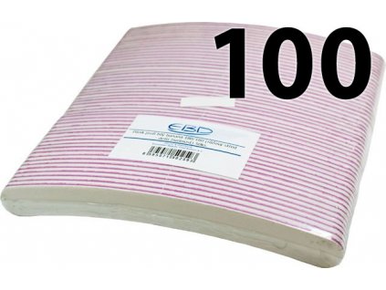 modelaznehtu.cz Pilník profi 100/100 banana - Bílý - sada 100 ks