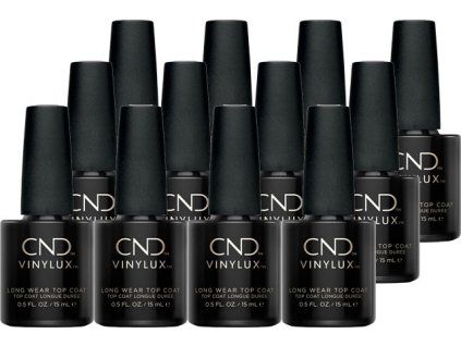 CND VINYLUX - Top Coat - Sada 12 ks