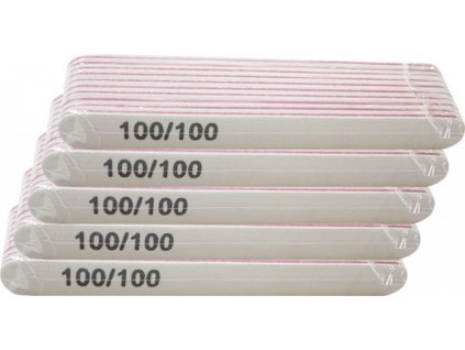 Pilník 100/100 - Bílý - 50 ks