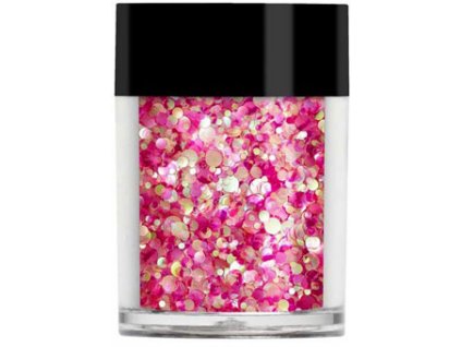 Lecenté Chunky Glitter Shapes - Flamingo