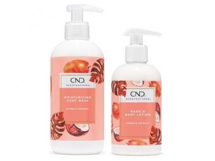 CND SCENTSATIONS Wash and Lotion - Mango/Coconut - sada 2 ks