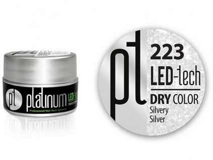 Platinum Color Dry Gel - Silvery Silver